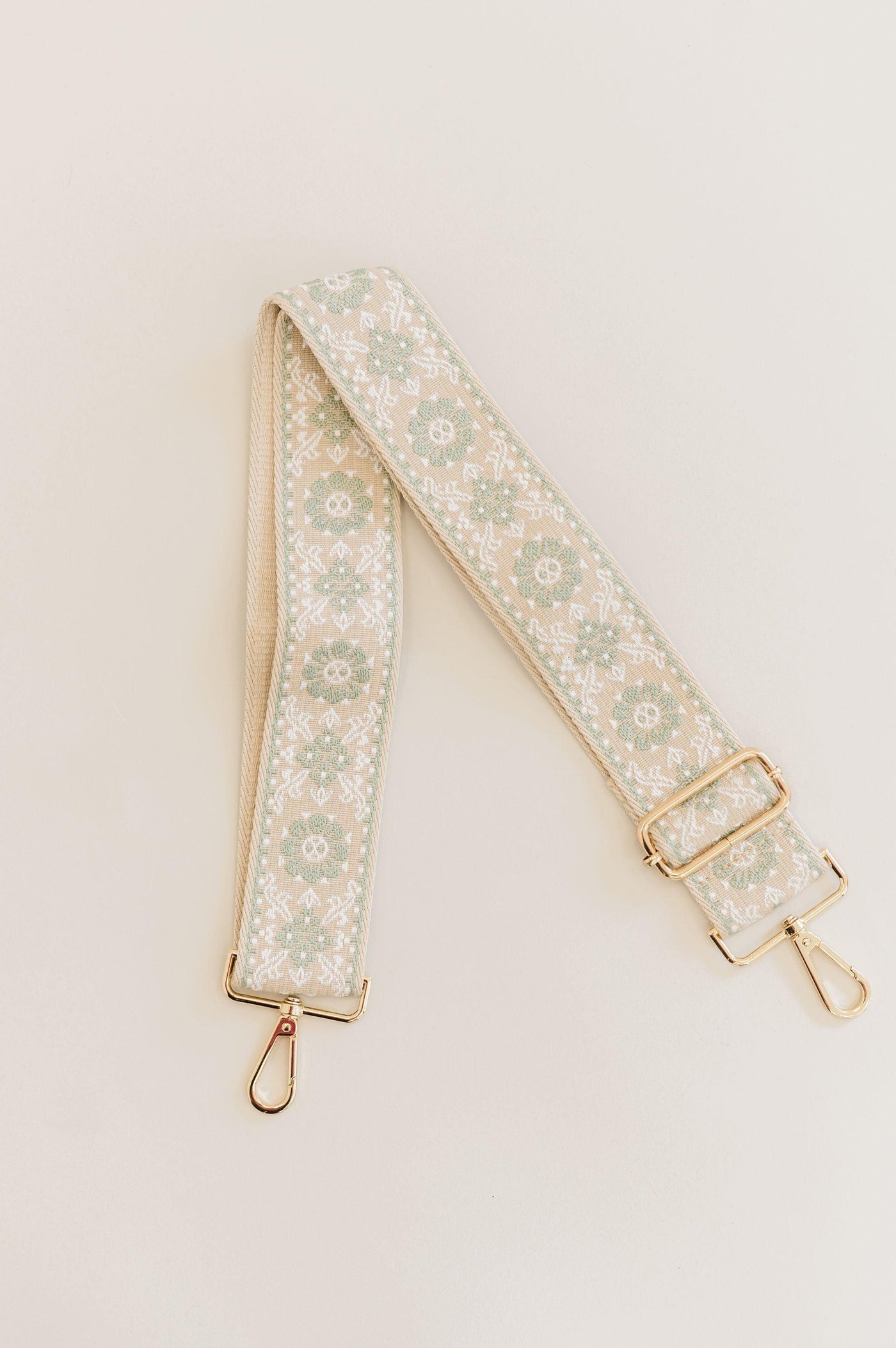 Greta Embroidered Adjustable Bag Strap