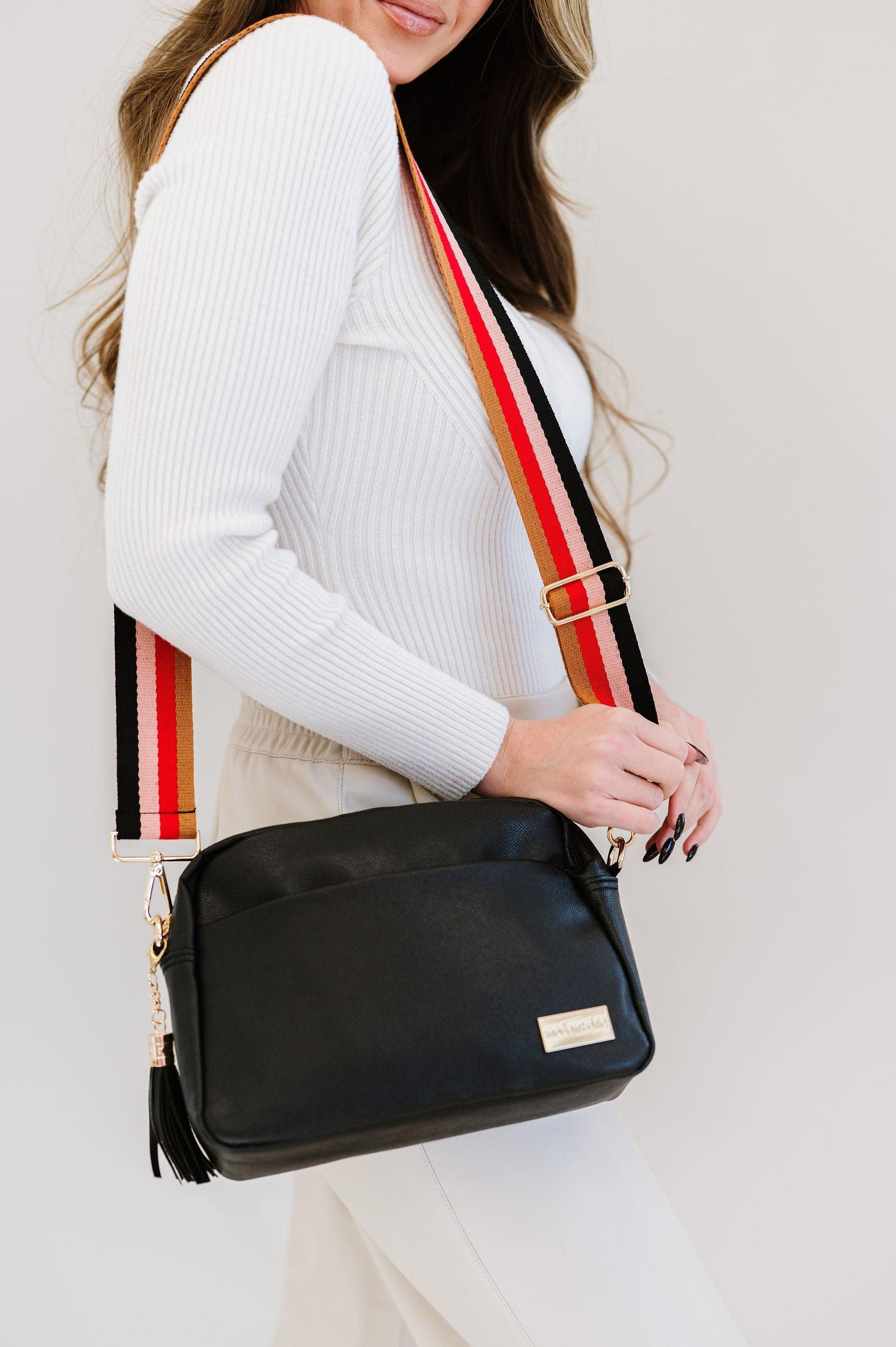 Rynn Striped Adjustable Bag Strap