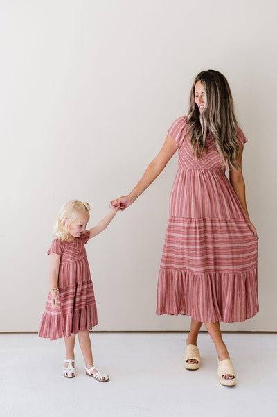 Kailee Dress in Red - Kids