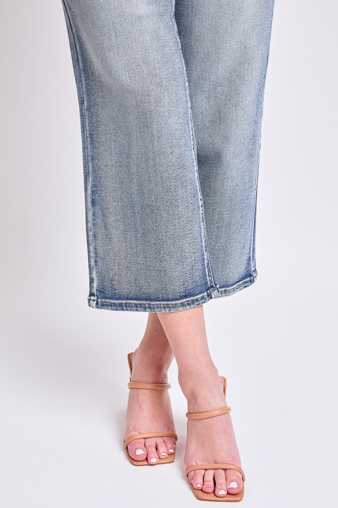 Women's Luxe High Rise Cropped Wide Leg