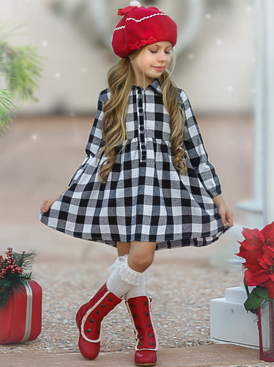 Plaid Fabulous Collared Dress