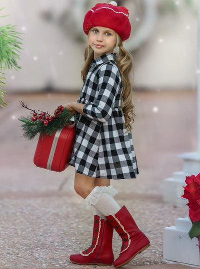 Plaid Fabulous Collared Dress