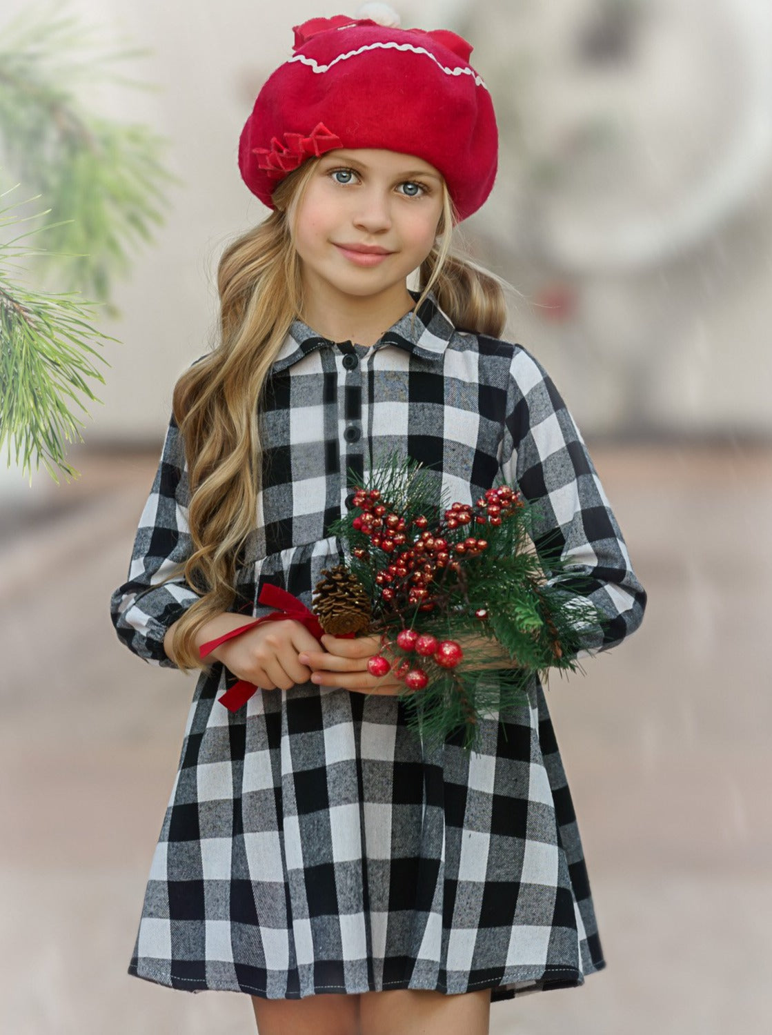 Plaid Fabulous Collared Dress