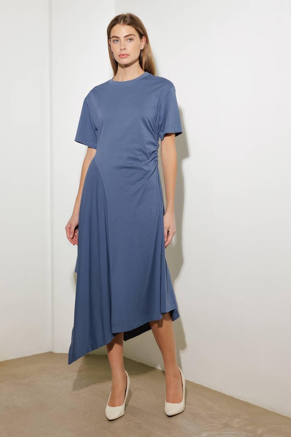 RIGHT ON CUE KNIT MIDI DRESS