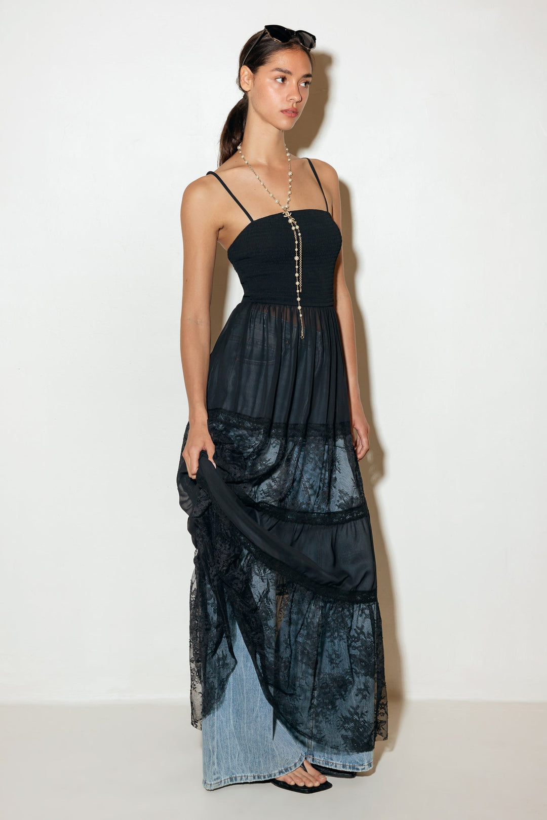 REMARKBLE ENTRANCE STRAP MAXI TOP