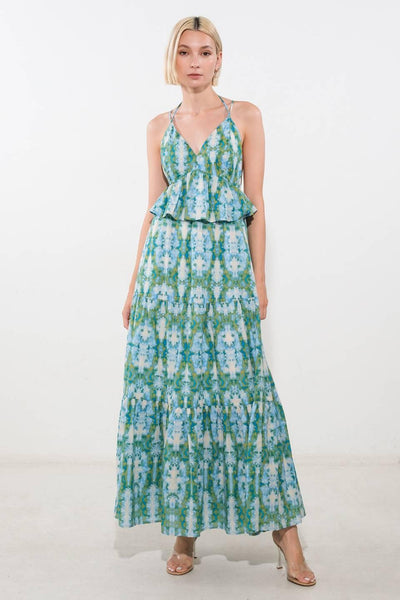 MOONLIGHT WHISPER WOVEN MAXI DRESS