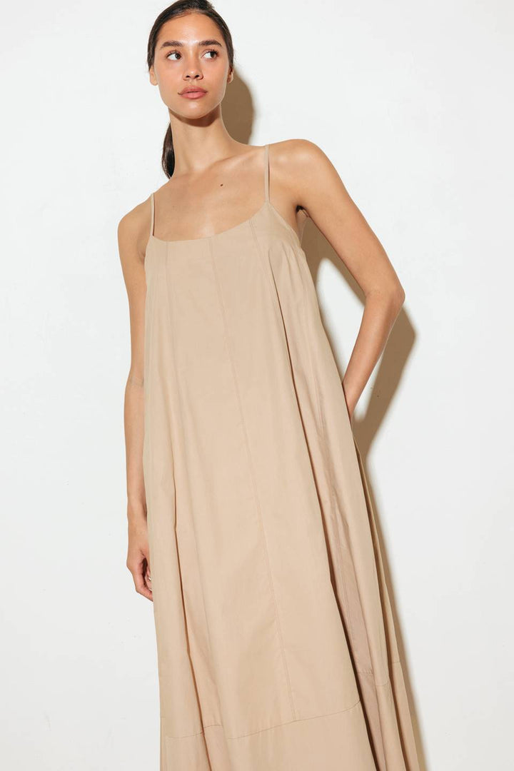 DAISY LANE WOVEN MIDI TENT DRESS