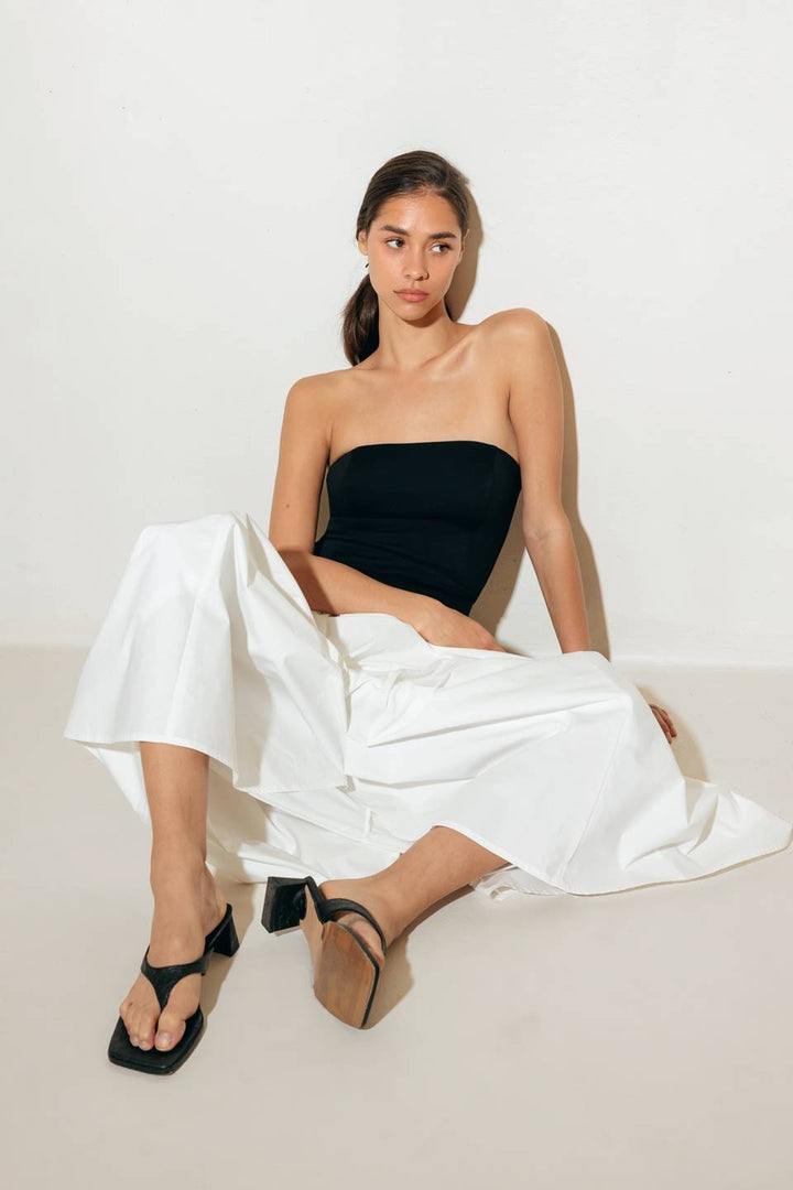 SHIFT STUDIO SOLID MIDI DRESS