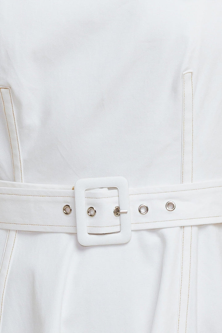 POET’S MUSE WOVEN MIDI DRESS