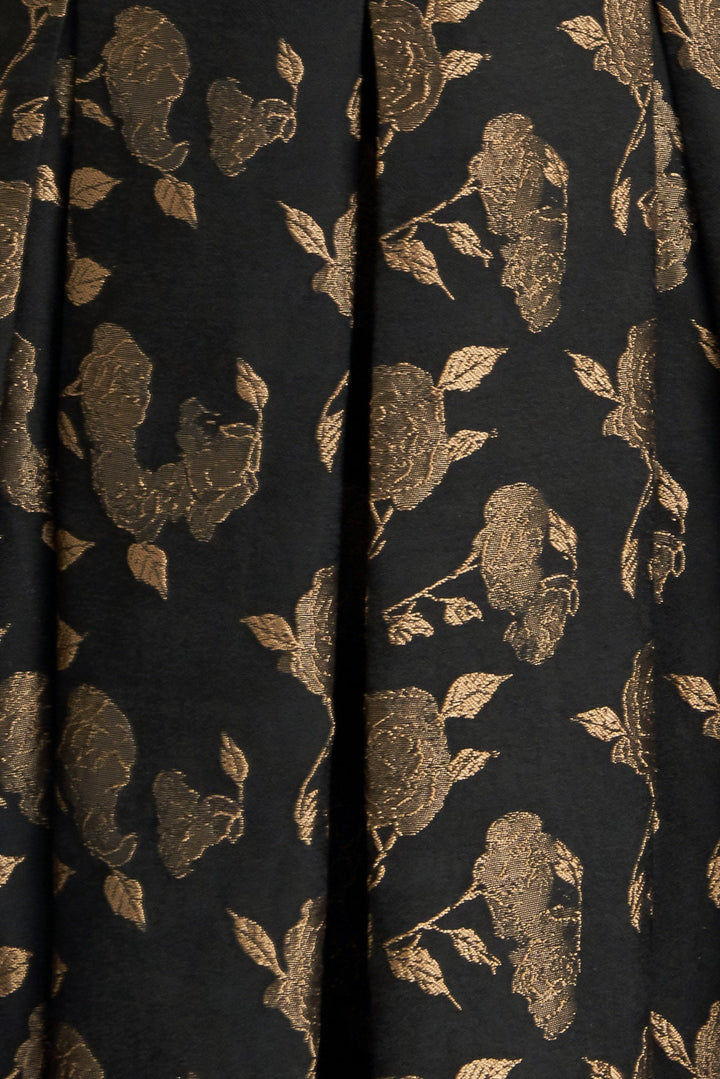 GARDEN OPERA WOVEN MIDI DRESS