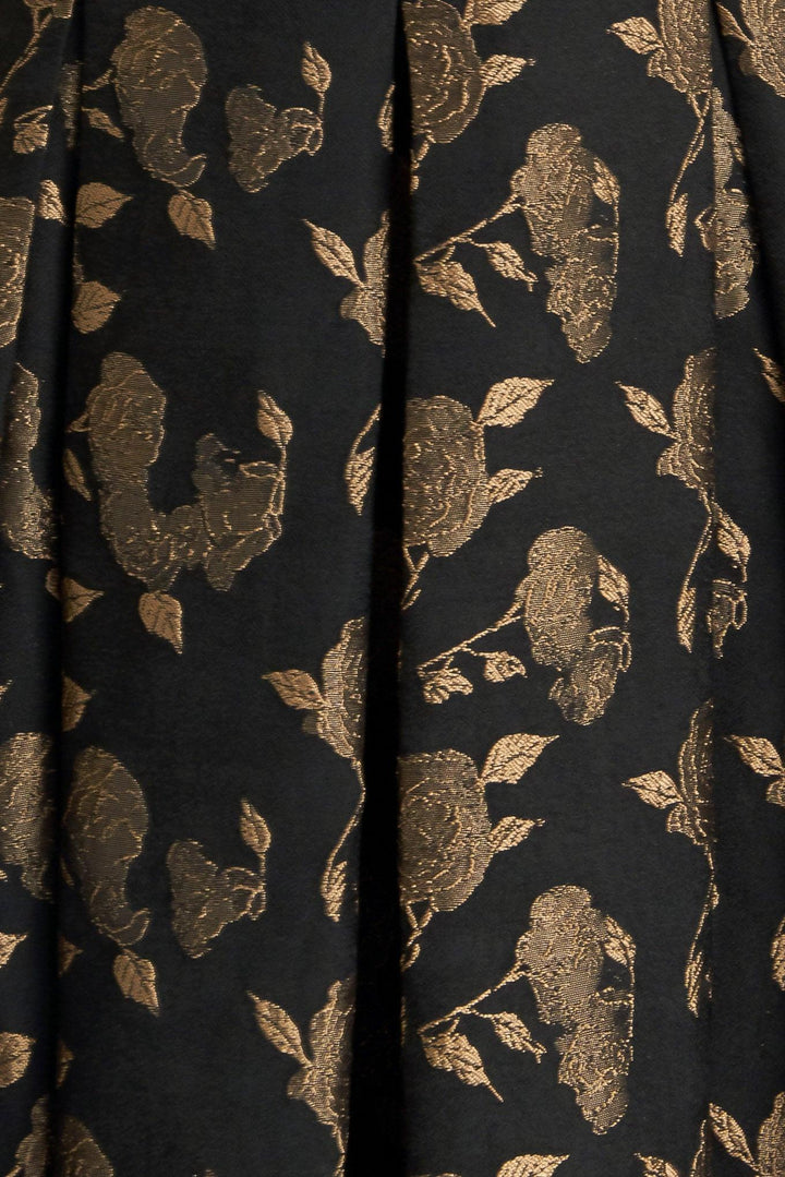GARDEN OPERA WOVEN MIDI DRESS