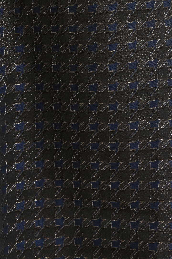 NOIR TAPESTRY WOVEN MIDI DRESS