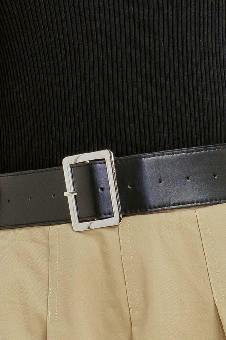 SCULPTED GRACE SWEATER WOVEN TOP AND SKIRT DRESS