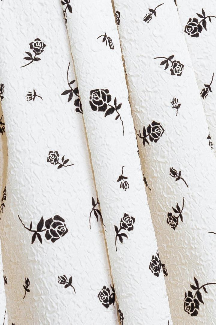 LOVELY CULTIVATED WOVEN MIDI DRESS