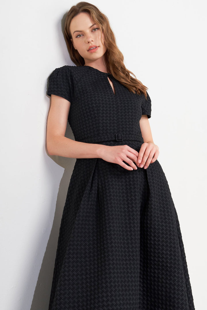 MOOD STUDY WOVEN MIDI DRESS