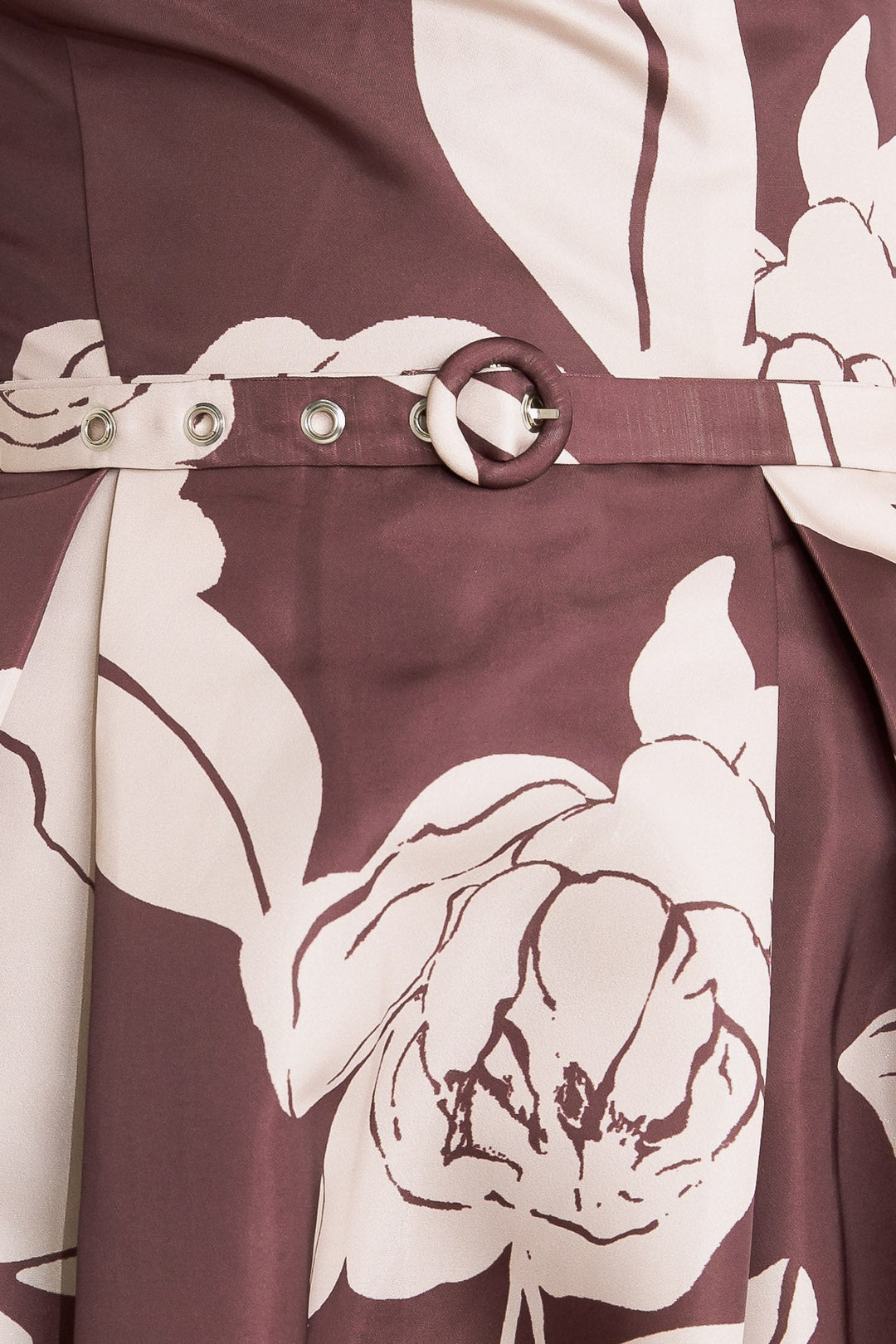 VINTAGE BLOOM STRAPLESS WOVEN MIDI DRESS