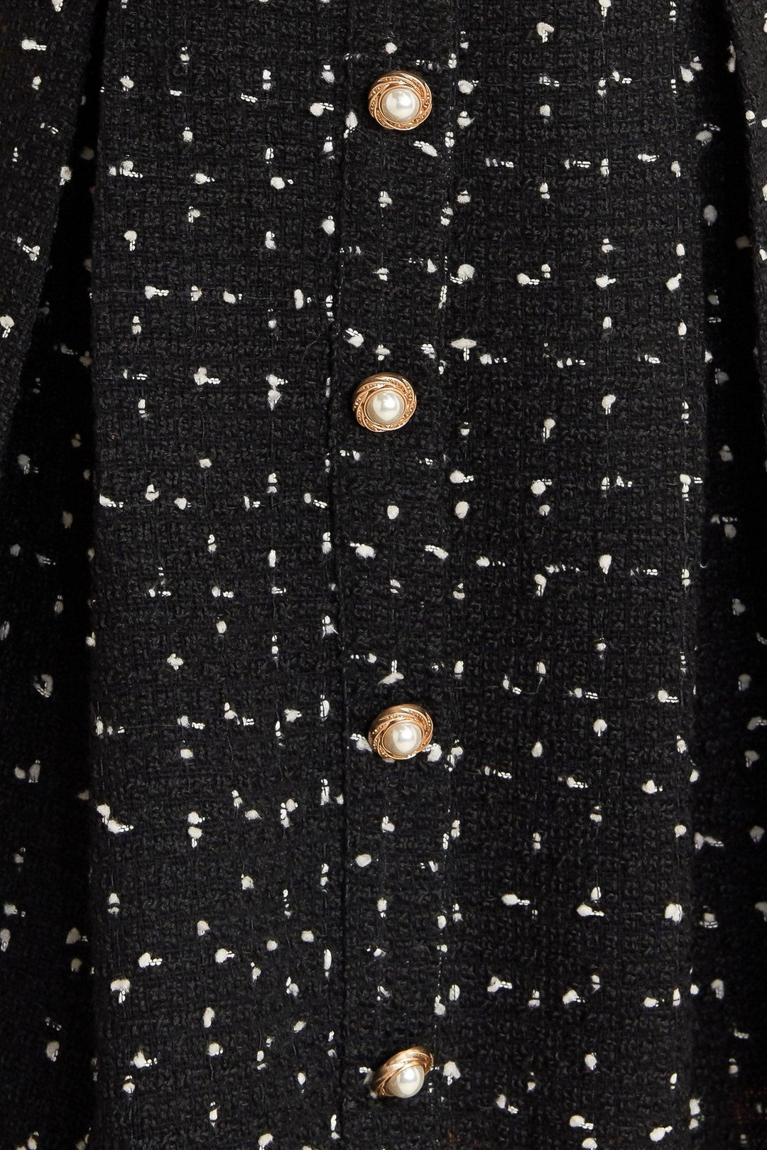FRENCH CODE WOVEN TWEED MINI DRESS