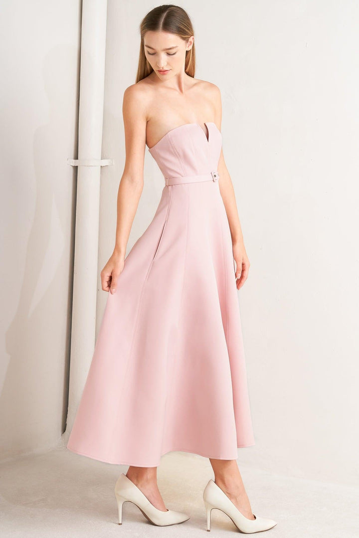 WEEKEND GLAM WOVEN MIDI DRESS