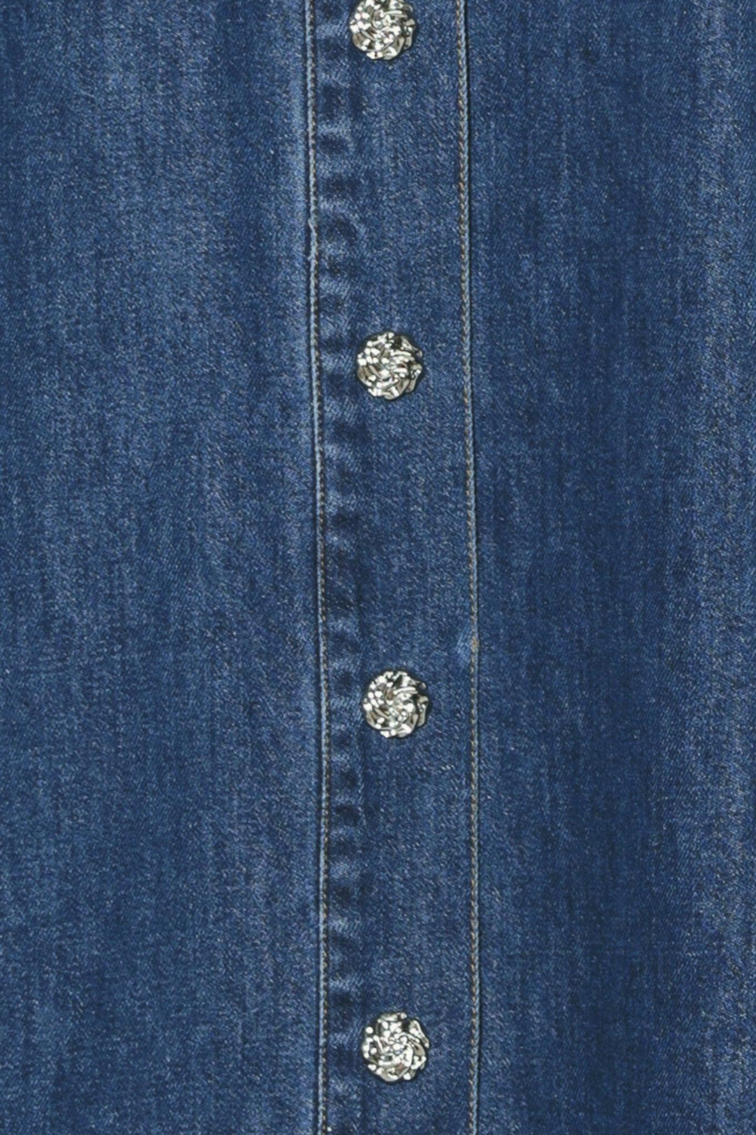 PARIS IN  DENIM MIDI DRESS