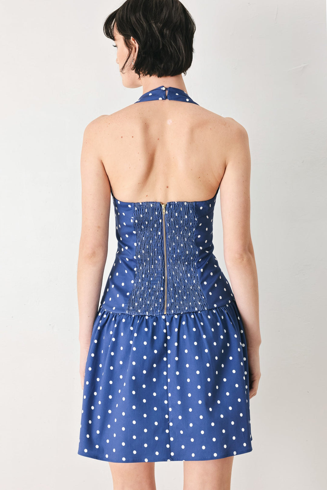DOTS &amp; DREAMS WOVEN MINI DRESS