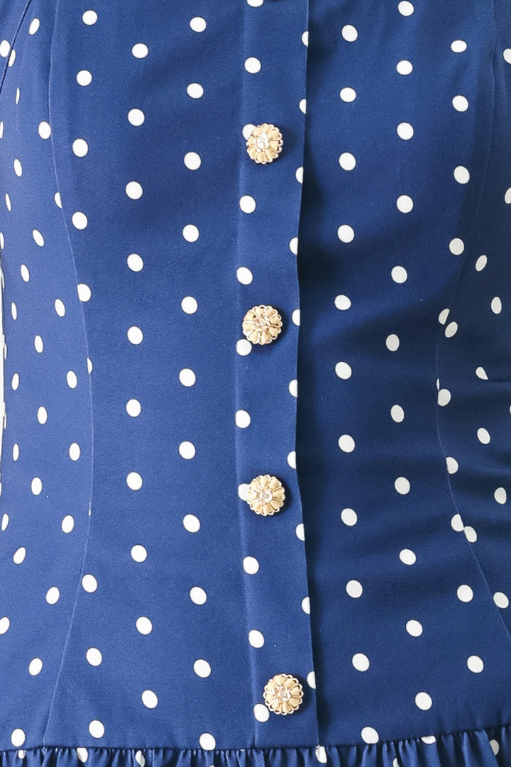 DOTS &amp; DREAMS WOVEN MINI DRESS