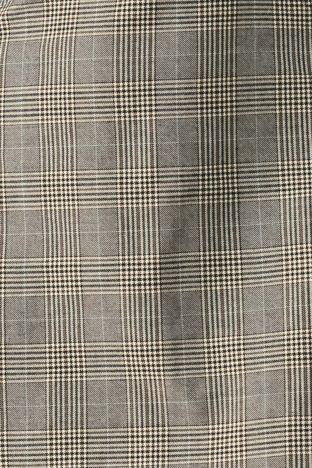 ACADEMY CHIC WOVEN PLAID MINI DRESS