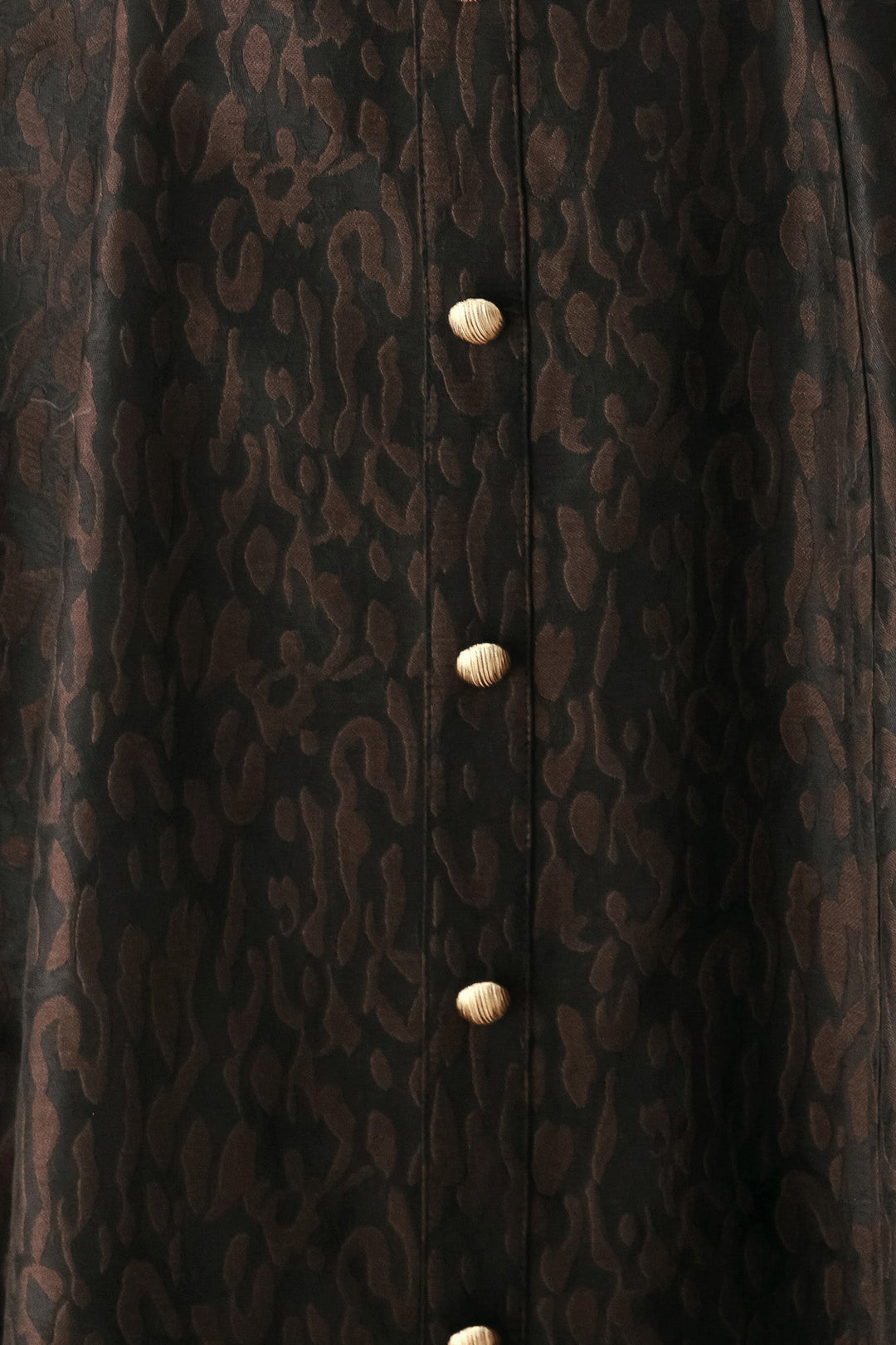 BUTTONED IN CHOCOLATE SWEETHEART MIDI DRESS