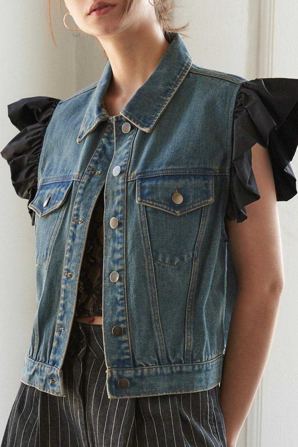 AUTHENTIC MOMENTS DENIM VEST