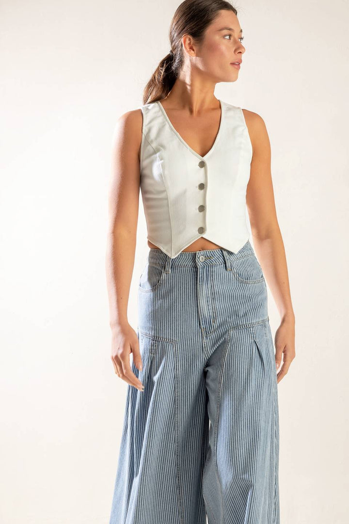 THE LILY'S SECRET DENIM VEST