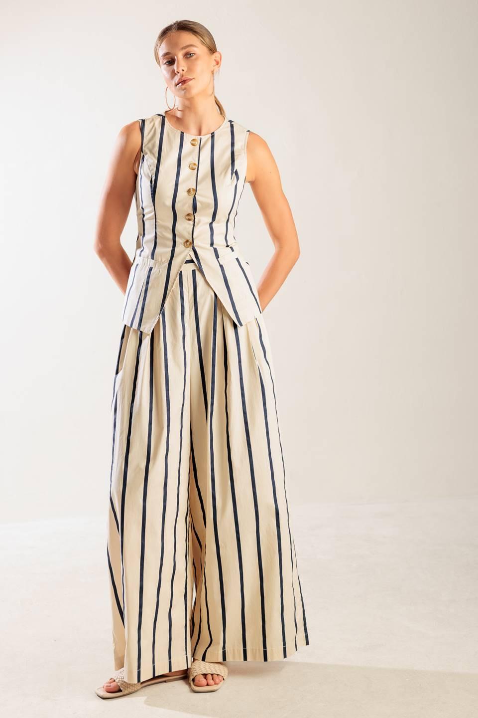 HERE AND NOW WOVEN VEST