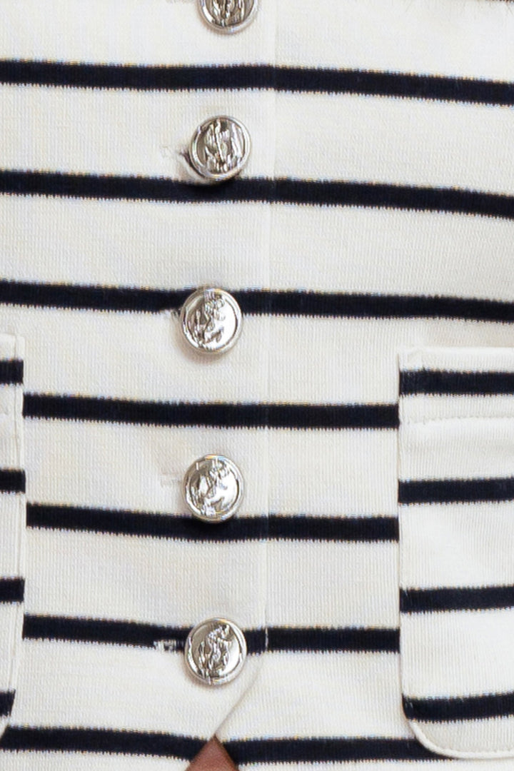 MARINE CHIC WOVEN VEST