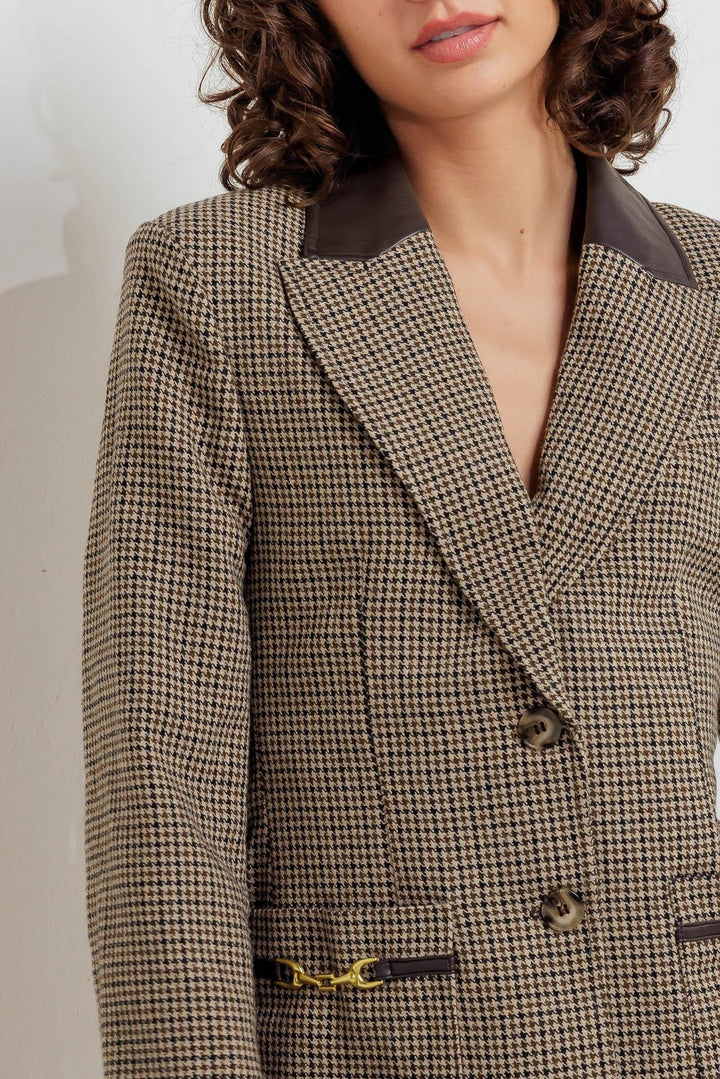 PREPPY EDGE WOVEN JACKET