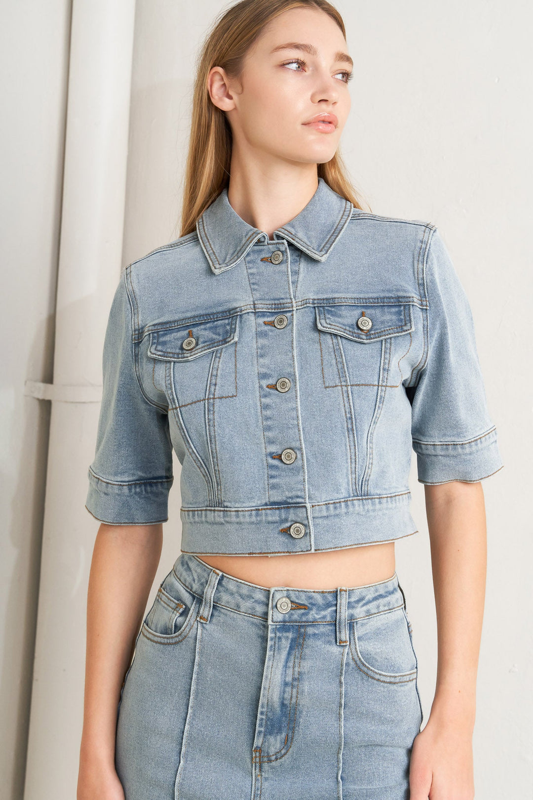 ON MY WAY DENIM JUMPSUIT