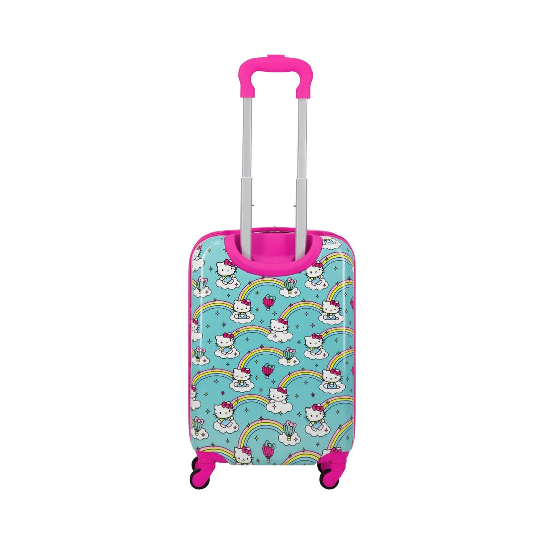 Hello Kitty Rainbows Kids 21" Sky Blue Carry-on Luggage