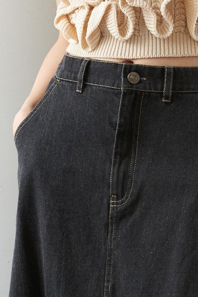 TRADING SECRETS DENIM SKIRT