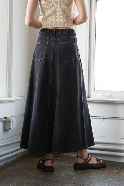 TRADING SECRETS DENIM SKIRT