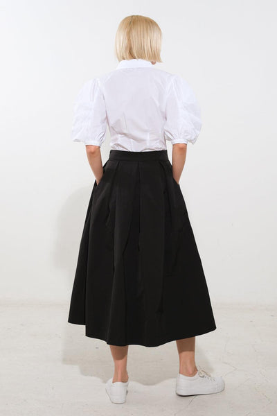 LOVE OF MINE WOVEN MIDI SKIRT