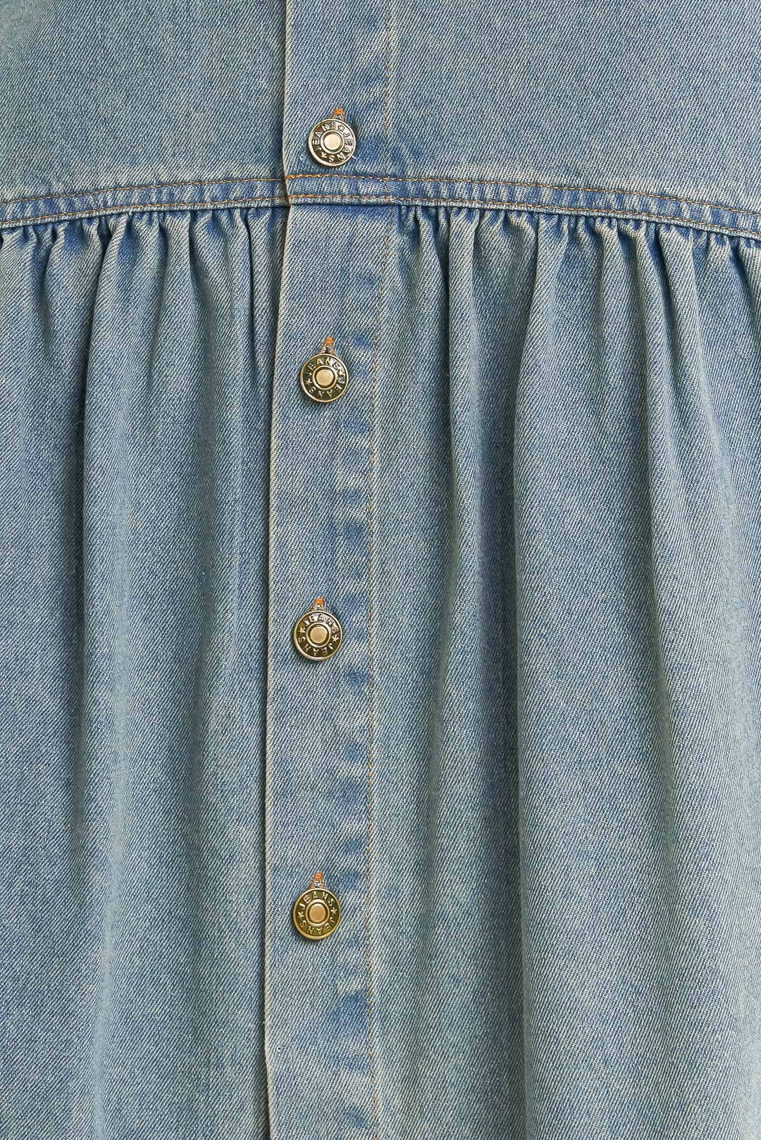 INTRICATE CHARM DENIM MIDI SKIRT