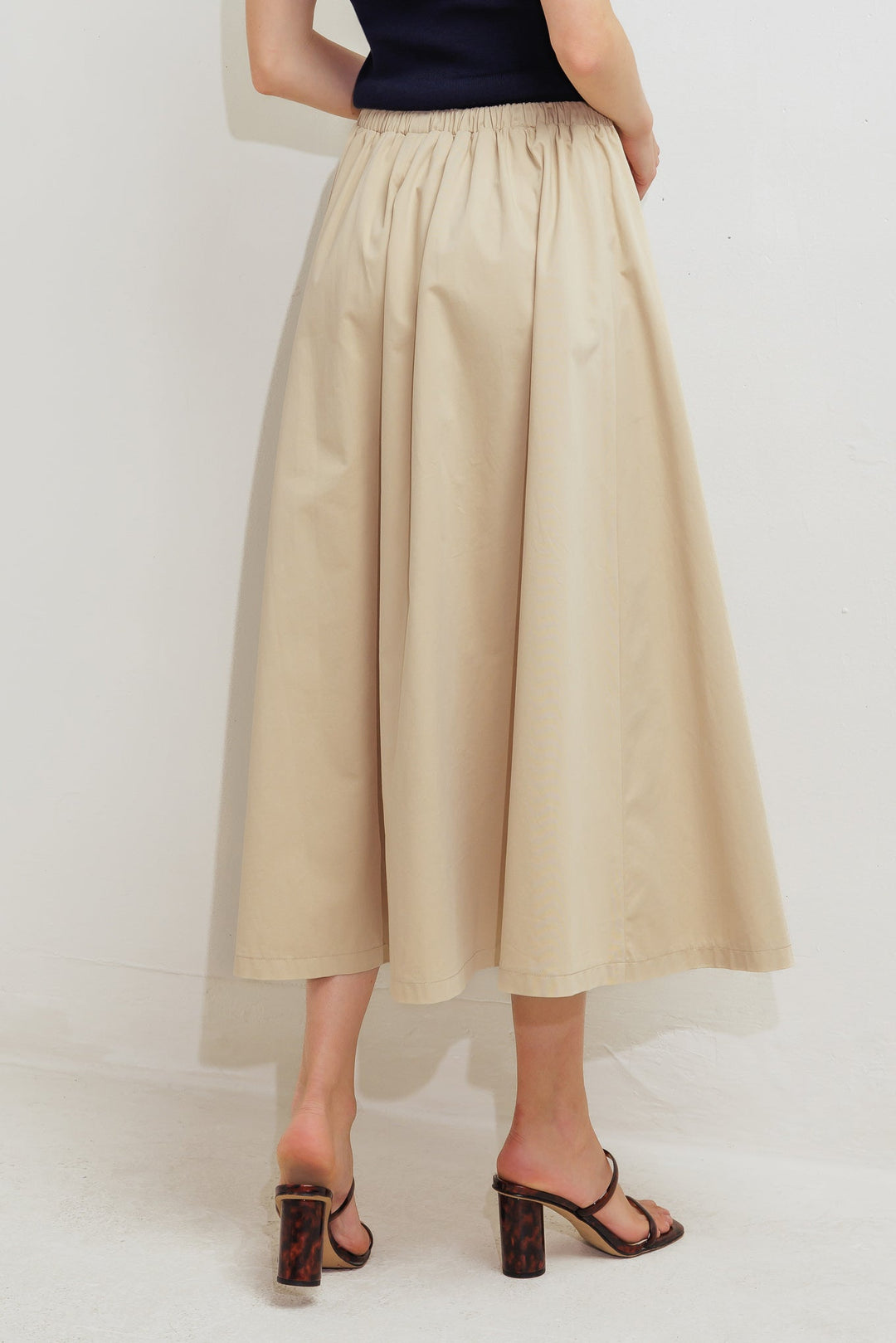 WEEKEND PARISIAN WOVEN MIDI SKIRT