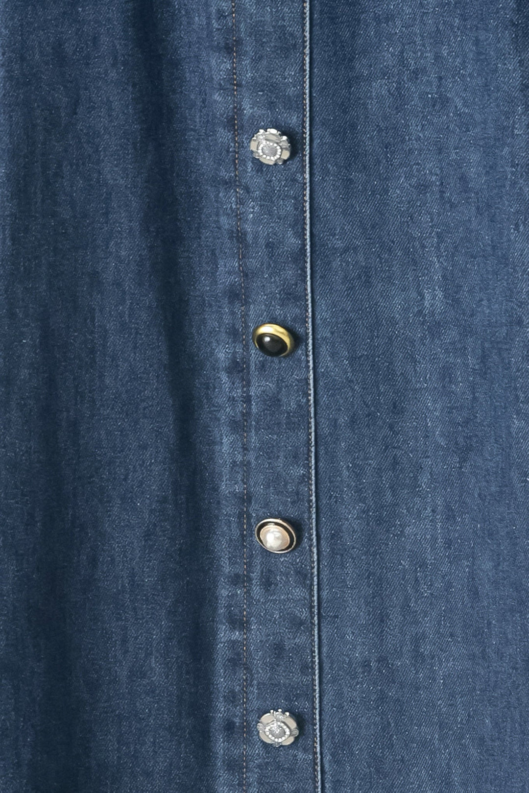 SWEET TALKER DENIM CIRCLE MIDI SKIRT