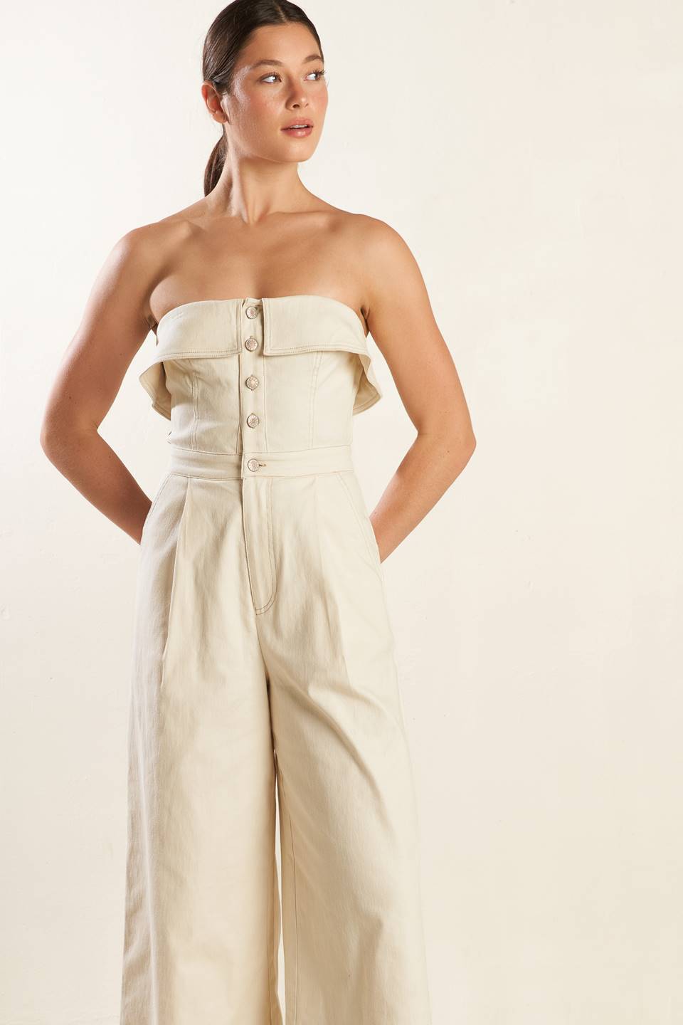 WEEKEND GETAWAY WOVEN JUMPSUIT