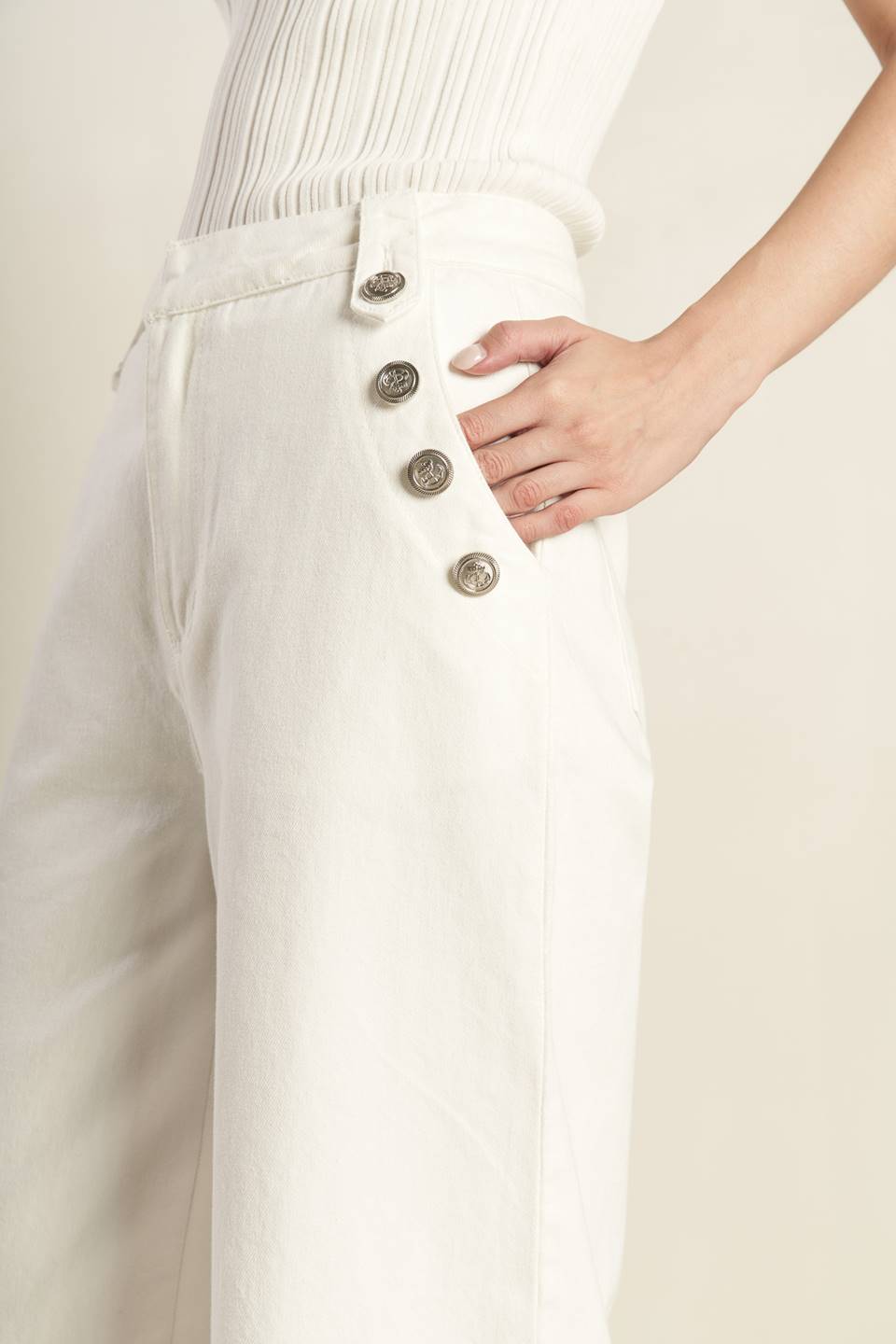 DELICATE HUE WOVEN PANTS