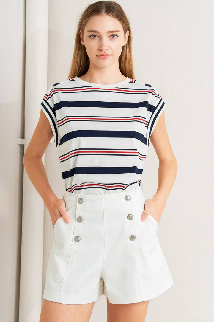 FRENCH ESCAPE WOVEN SHORT