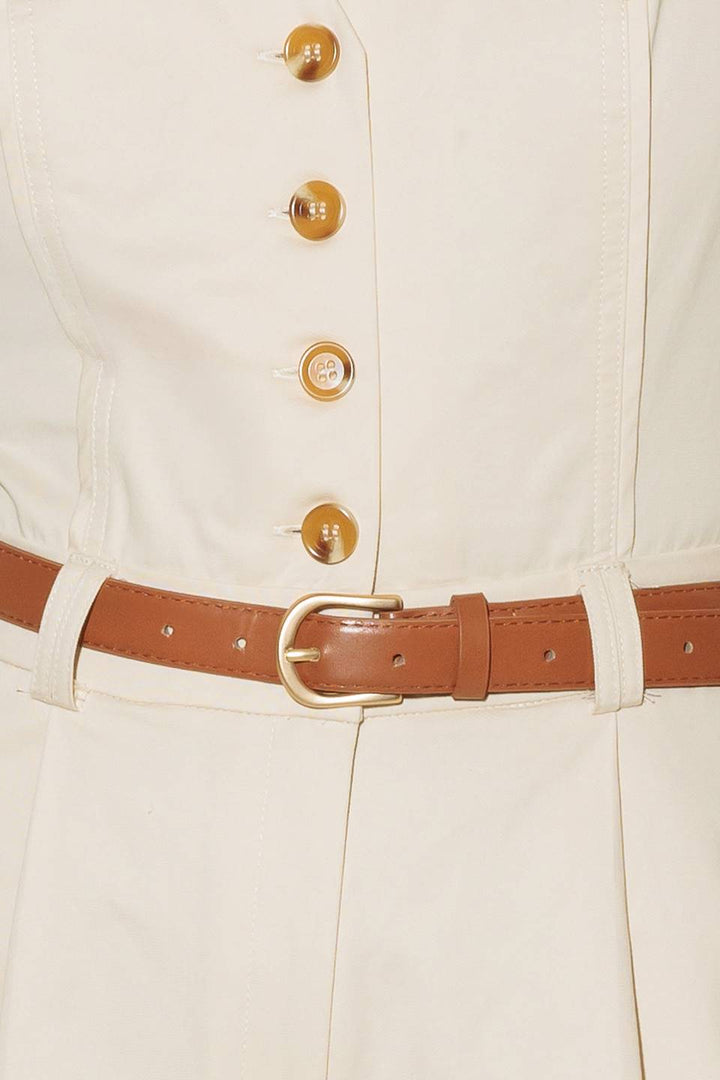 EVERYDAY ESSENTIAL WOVEN JUMPSUIT