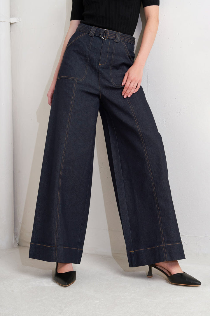 URBAN PANEL DENIM PANTS