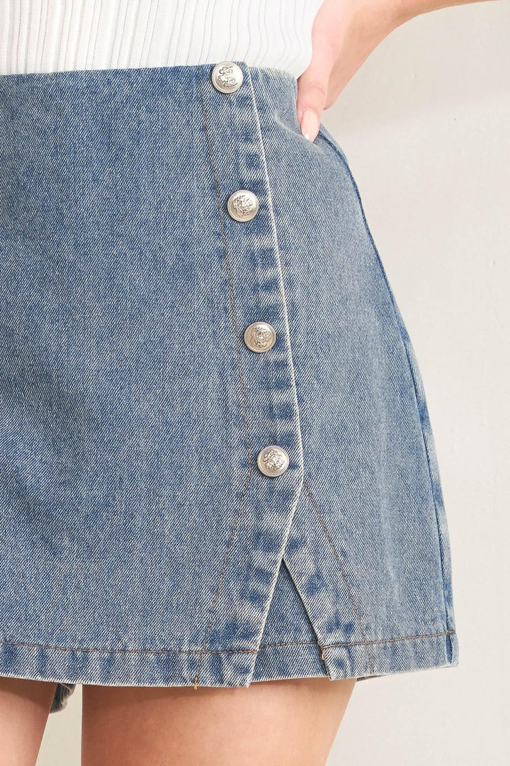 SANTA MONICA DENIM SKORT