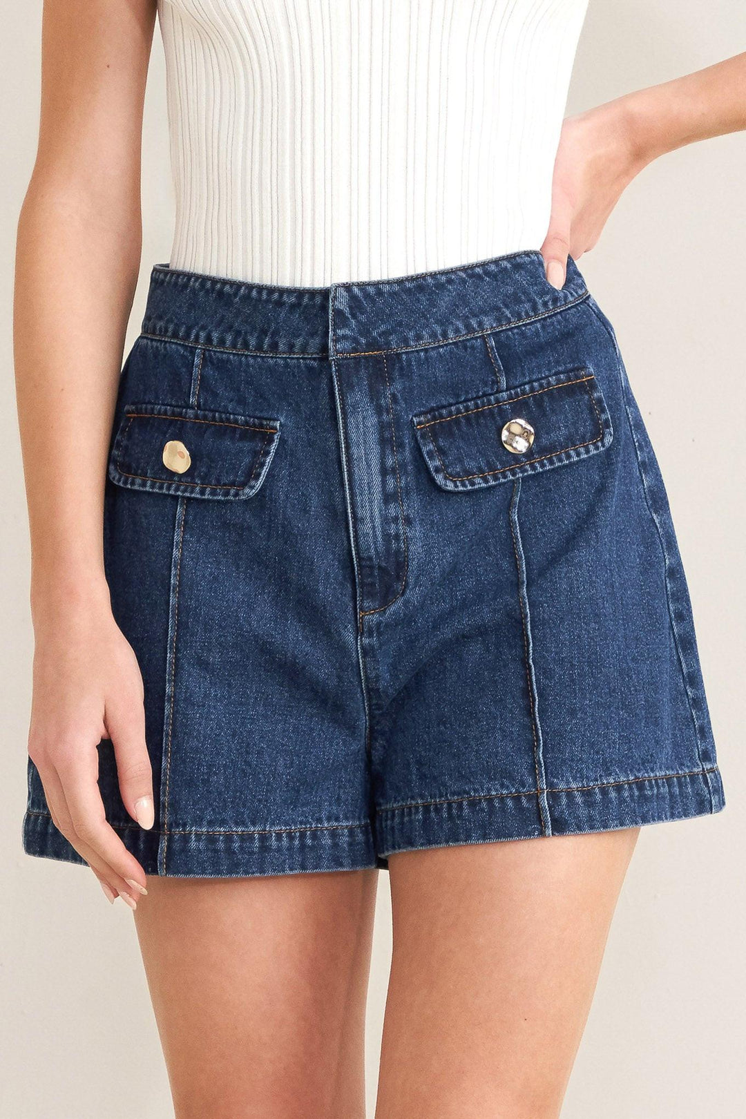 FOREVER STYLISH DENIM SHORTS
