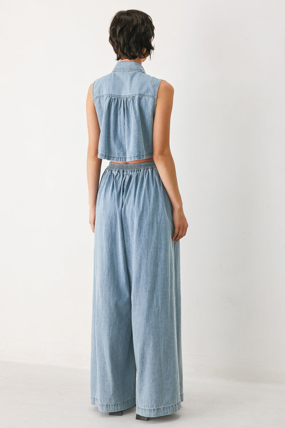 OCEAN AIR DENIM JUMPSUIT