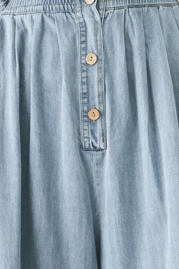 OCEAN AIR DENIM JUMPSUIT