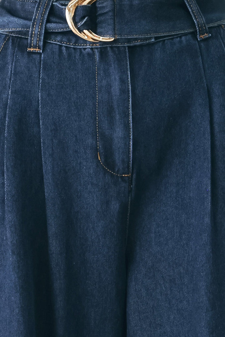 DEEP INDIGO MODERN MUSE DENIM PANTS